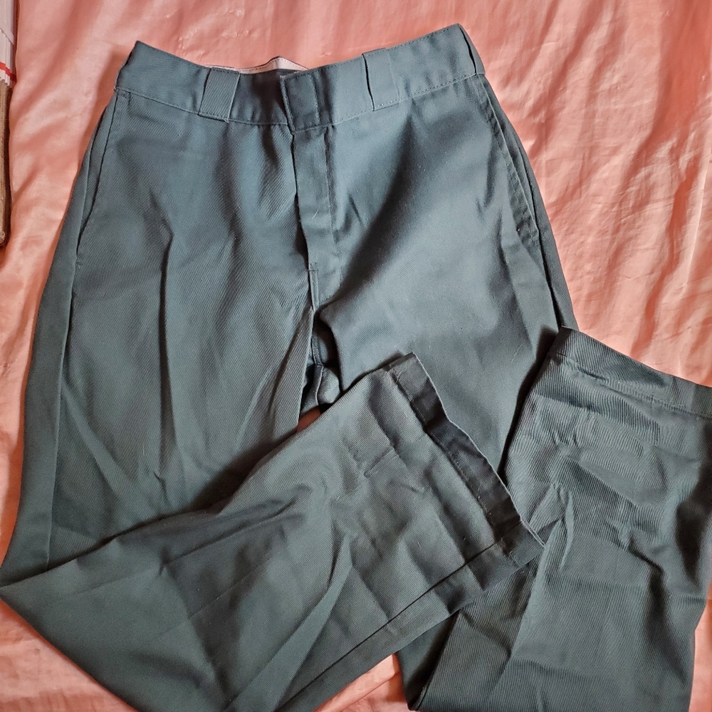 Green Dickies Work Pants  (874 Original Fit)